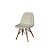 Kit 4x Cadeira Design Botone Eames Eiffel DAR Ray Pes Madeira Salas Madrid Bege  Fratini - Imagem 2