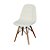 Kit 4x Cadeira Design Botone Eames Eiffel DAR Ray Pes Madeira Salas Madrid Branco  Fratini - Imagem 3