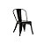 Kit 4x Cadeira Design Tolix Iron Francesinha Xavier Pauchard Preto Cozinhas Berlin Fratini - Imagem 3