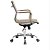 Kit 4x Cadeira Escritorio Fratini Office Rodizio Manhattan Eames Fendi Cromado Giratoria Diretor Com Braços - Imagem 4