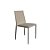 Kit 6x Cadeira Design Quadrada Preto Gelo Estofado Tecido Couro Moderna Cozinhas Salas Zurique Fratini - Imagem 2