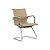 Kit 6x Cadeira Escritorio Fratini Office Rodizio Manhattan Eames Fendi Cromado Fixa Diretor Com Braços - Imagem 3