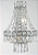 Abajur Tupiara Interna Redonda Cristal K9 K9 Translúcido Lapidado 110v 220v Bivolt Ø24 Imperial E14 Tup-4502cr s Salas, Entradas e Hall - Imagem 1