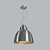 Pendente Usina Design Tron Vertical Conico Metal Cromado 37x40cm 1x E27 Bivolt 110v 220v16045-40 Balcões Mesas - Imagem 1