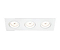 Spot Newline Iluminação Lisse II Triplo Embutir Retangular Metal 33,4x12cm 3x GU10/GZ10 AR70 LED IN55543BT Tetos e Gesso - Imagem 1
