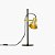 Luminária Mesa Golden Art Escriba Com Articulação Metal Dourado 47x47cm 1x E27 110v 220v Bivolt M1810-1 Mesas Escritórios Home Office - Imagem 1
