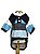 Camisa Azul Listrada Tamanho P - Imagem 1