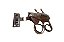 Coldre Perna ( Robocop )  Revolver 357 e 44mag - Raging Hunter "8 3/8" Polegadas (com Trilho ) - Imagem 8