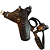 * Coldre Peitoral Revolver 38/357/44mag. 5,11'', 6,5", 8 3/8'' , duplo porta munição* - Imagem 1