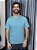 CAMISETA MESCLA BÁSICA AZUL TURQUESA - Imagem 1