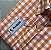 CAMISA MASC. XADREZ GIGANTE LARANJA - Imagem 3