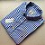 CAMISA MASC. XADREZ GRANDE AZUL ROYAL - Imagem 1