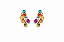 Brinco Earcuff Colors - Imagem 1