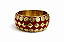 Pulseira Tachas Marsala - Imagem 1