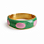 Pulseira Dourada Verde e Rosa - Imagem 1