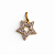 Pingente Estrelinha Strass - Imagem 1