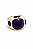 Anel Bolas Off e Roxo - Imagem 1