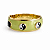 Pulseira Resinada Yin Yang Lima - Imagem 1