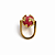 Anel Esfera Pink - Imagem 1