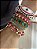 Pulseira Marrom Zirconias Verdes - Imagem 2