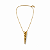 Colar Dourado Caracol - Imagem 1
