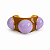 Bracelete Bolotas Roxo - Imagem 1