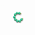 Piercing Bolinhas Verdes - Imagem 1