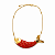 Colar Dourado Carpa - Imagem 1