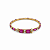 Pulseira Riviera Dourada e Pink - Imagem 1