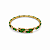 Pulseira Dourada e Verde - Imagem 1
