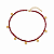 Colar Cristais Vermelho - Imagem 1