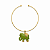 Colar Aro Elefante Oliva - Imagem 1