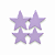 Brinco Maxi Estrela Lilas - Imagem 2