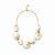 Colar Branco Statement - Imagem 1