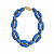 Colar Maxi Elos Azul - Imagem 1