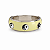 Pulseira Yin Yang Lima Ródio - Imagem 1