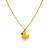 Colar Dourado Patinho - Imagem 1