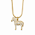 Colar Zebra Branco - Imagem 1