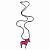 Colar Zebra Pink - Imagem 2