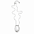 Colar Longo Pingente Oval - Imagem 1