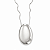 Colar Longo Pingente Oval - Imagem 2