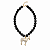 Colar Zebra Preto e Branco - Imagem 1