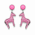 Brinco Zebra Pink - Imagem 1
