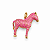 Pingente Zebra Pink - Imagem 1
