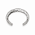 Bracelete Liso Prata - Imagem 1
