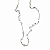 Colar Longo Setas - Imagem 1