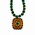 Colar Medalha Verde - Imagem 2