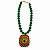 Colar Medalha Verde - Imagem 3