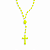 Colar Terço Amarelo Neon - Imagem 1
