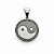 Pingente Yin Yang Aço - Imagem 1